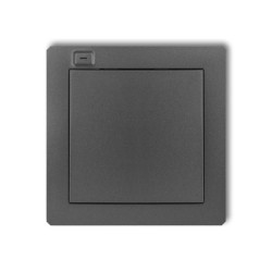 DECO Nadajnik 1-klawiszowy 2-kanałowy do systemu Exta Free grafitowy 11DEF-1
