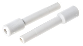 Mocowanie zaślepki, seria: KQ2, rozmiar rury: 4mm, Mosiądz, PBT, PP