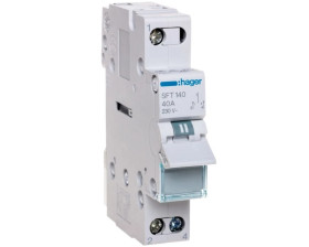 Przełącznik modułowy zasilania I-0-II (sieć-agregat) 40A 1P SFT140