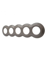 CERAMICZNA RAMKA PIĘCIOKROTNA BAŁWANEK PASELOWA OLIWKOWA