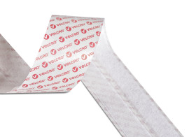 Taśma rzepowa szerokość 20mm, typu: haczyk-pętelka Biały Velcro długość 2.5m