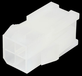 5559-04P / 3901-2041 Molex crimp housing - Mini-Fit Jr. - 2x2-pin - connector