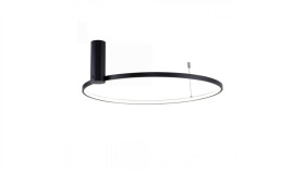 Lampa Sufitowa Ring Horik Kolor Czarny Metal, Led 3500 Lm Barwa Regulowana...