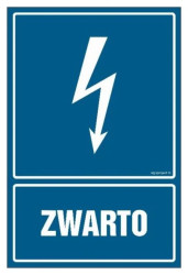 ZNAK - HG004 Zwarto 7,5 x 10 cm FN - Folia samoprzylepna