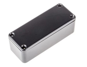 Obudowa ekranowana Czarny IP66 Neopren, 89.1 x 35 x 30.3mm, RS PRO