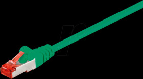 25.0m Cat.6 PiMF patch cable, green