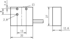 Inductive sensor, PNP, flush mounting, flush, 1 Form A (N/O) + 1 Form B (N/C), 552715