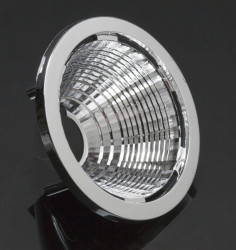 Reflektor LED 49.9 (Dia.) x 24mm, D 49.9mm, do użytku z Cree CXA1816, Cree CXA1820, Cree CXA1850, Cree CXB1816, Cree