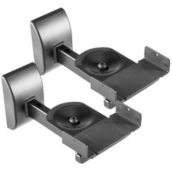 My Wall HB7L Speaker wall mount Black Tiltable Swivelling 286mm 2pc