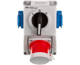 Zestaw C32-48.2N przełącznik L-0-P + wtyk 32A 3P+N+Z/2x32A 2P+Z IP44 974032