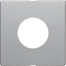 Q.1/Q.3 Płytka czołowa do łącznika i sygnalizatora świetlnego E10 alu aksamit lakierowany 11246084