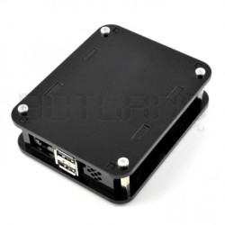 Obudowa Raspberry Pi Model B - czarna szeroka