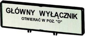 Uchwyt tabliczki Eaton ZFS71-P3 1 szt.