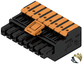 Weidmüller Obudowa złącza pin żeńskiego na kabel Ilość pinów 8 Wymiary siatki: 5 mm 2741730000 42 szt.