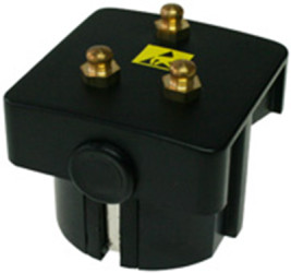 ESD grounding module, push button Ø 4.5 mm, 3 x push button, C-186 151