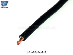 Przewód silikonowy LI2G 1,00mm czarny