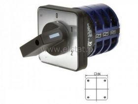 Wyłącznik 32A, 3tory, 3war ( 0-1-2) ( 64x64mm)