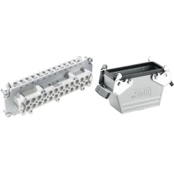 LAPP EPIC&#xAE; KIT H-BE 24 BS TBF M25 24P F Metal Cable Coupler Housing