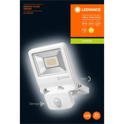 LEDVANCE 4058075239692 Endura Flood Sensor Warm WH 20 W 3000 K WT Warm White