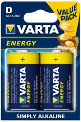Bateria alkaliczna VARTA LR20 D 1,5V ENERGY; blister; 2 szt.