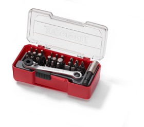 Zestaw końcówek do wkrętaka l. elementów: 29 rozmiar napędu: 1/4 cala Sześciokątny Teng Tools