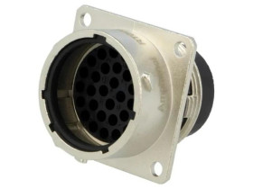 RT0W018-32PNH Złącze okrągłe gniazdo kołnierz (4 otwory),na panel 32PIN