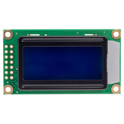 Winstar WH0802A-TMI-JT 8x2 LCD Display Blue Negative Mode White LED Backlight
