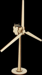 40105 "Sylt" solar wind turbine wooden construction kit