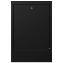 Szafka natynkowa ORN-1 do montażu rozdzielacza hydraulicznego na 4 obwody grzewcze 385x121x580mm czarna
