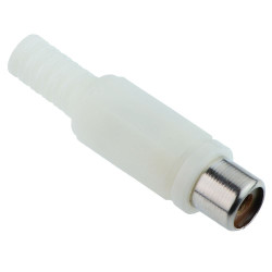 White RCA Phono Socket