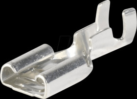 3801.67 Flat connector sleeve, not isolated, width: 4.75 mm