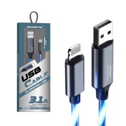 KABEL USB IPHONE 3.1A SOMOSTEL LED