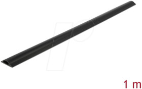 20709 Cable trunking, self-adhesive, 30 x 8 mm - length 1 m, black