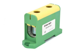 Złączka szynowa gwintowa al/cu 150mm2 zielono-żółta WLZ-35P/150Z