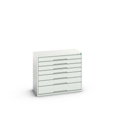 Szafa, kolor: Jasnoszary, materiał: , materiał: stal, 900mm x 1050mm x 550mm, Bott