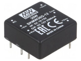 Przetwornica DC/DC 30W 18-75VDC 12VDC 1x1, DIP SKMW30G-12