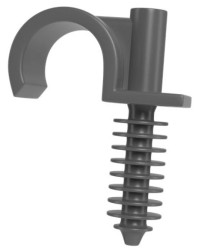 Obejma do rur elektroinstalacyjnych typ RING20 szary UV /100szt./ 68501