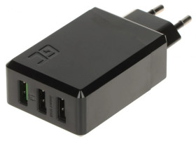 Ładowarka sieciowa 3xUSB QC3.0 CHARGC03-GC