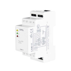 Czujnik asymetrii napięcia i zaniku faz, 16A, 2-MOD. CAM-11 EXTA