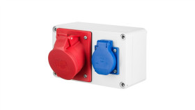 Rozdzielnica Budowlana Rs-2 2P+Z, 32A/5P, Ip44 6202-01