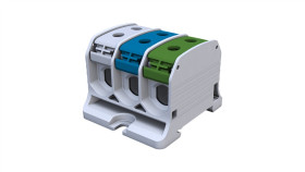 Złączka Szynowa Gwintowa Al/Cu Stb 50-3X (87330) Simblock Sza/Nie/Zie 81004020