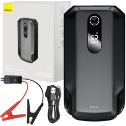 POWERBANK BOOSTER Baseus Max Car Jump Starter CGNL020001 20000mAh 12V 2000A + KABLE KROKODYLKI