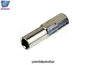 Adapter bit HEX 5/35" 4mm na 1/4" 6,35mm