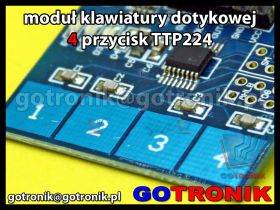 Moduł klawiatury dotykowej 4 przyciski