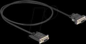 87835 Serial cable D-Sub 9 socket, power to pin 9, 0.5 m