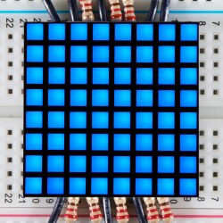 1.2" 8x8 Matrix Square Pixel - Blue