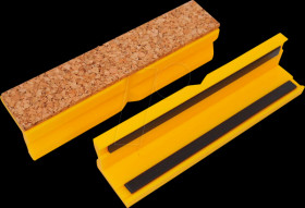 9-900-S4125 Soft jaws for vices, cork/plastic, 125 mm, 1 pair