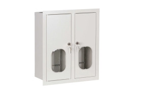 Szafka licznikowa podtynkowa 2-licznikowa 1-fazowy 12 modułów IP31 RAL 9003 RL-2L 1F 12 ZSZ 2-107