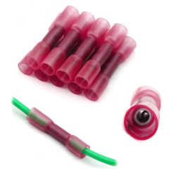 Złączka Termokurczliwa z Tulejką Miedzianą 0,5 - 1,5 mm 10 Szt.