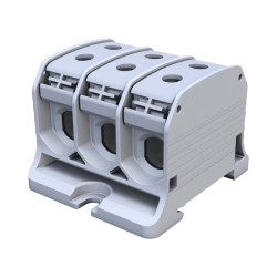 Złączka szynowa gwintowa Al/Cu STB 50-3X (87330) SIMBLOCK szary 81004002